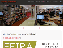 Tablet Screenshot of be.escolasjoaodearaujocorreia.com